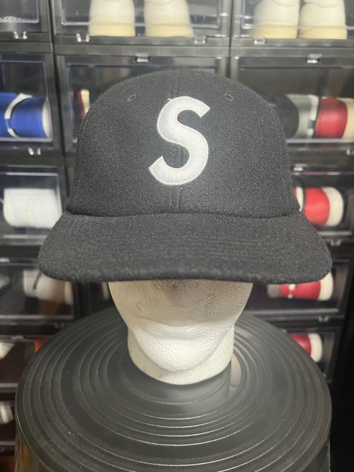 SUPREME【15AW】 Wool S Logo 6-Panel Cap s-l1200.jpg