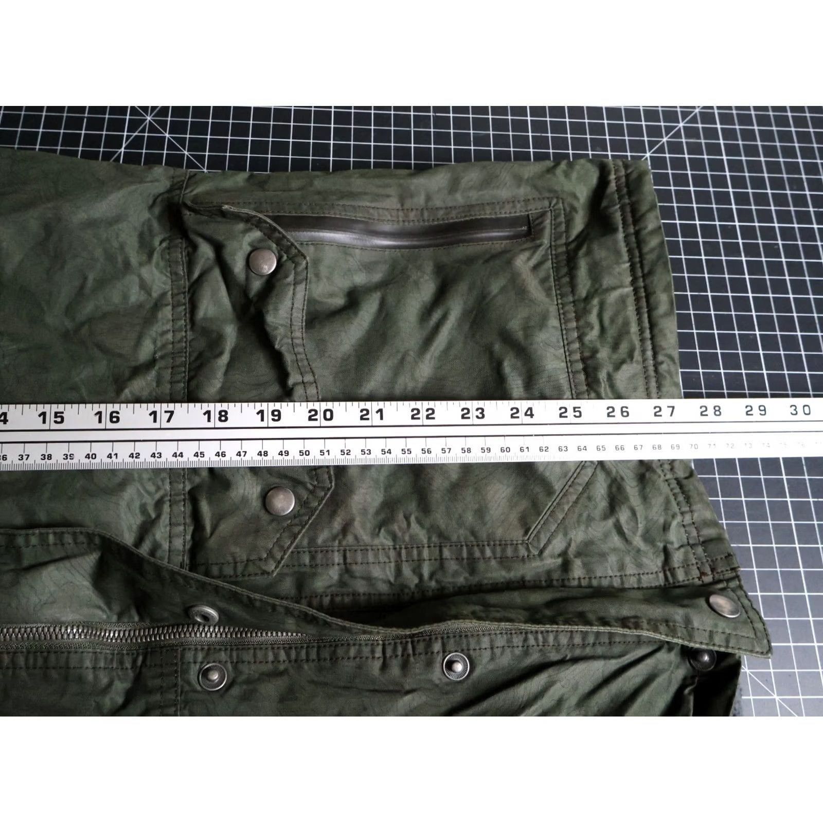 Vintage Kuhl Projekt Jacket Women's Large Green Sherpa Lined Zip Up Hooded Military Jacket Size L / US 10 / IT 46 - 6 Thumbnail