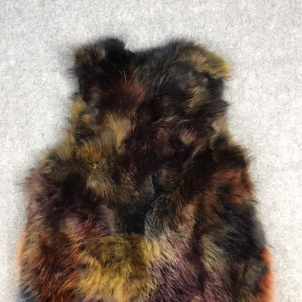 Japanese Brand FUR DESIGN MULTICOLOUR VEST Size US S / EU 44-46 / 1 - 6 Thumbnail