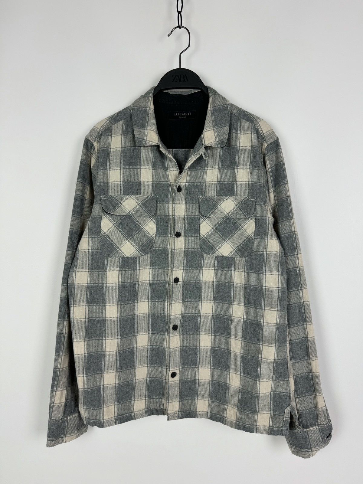 Allsaints AllSaints Kapelle Check LS Chest Pockets Shirt Size US M / EU 48-50 / 2 - 1 Thumbnail