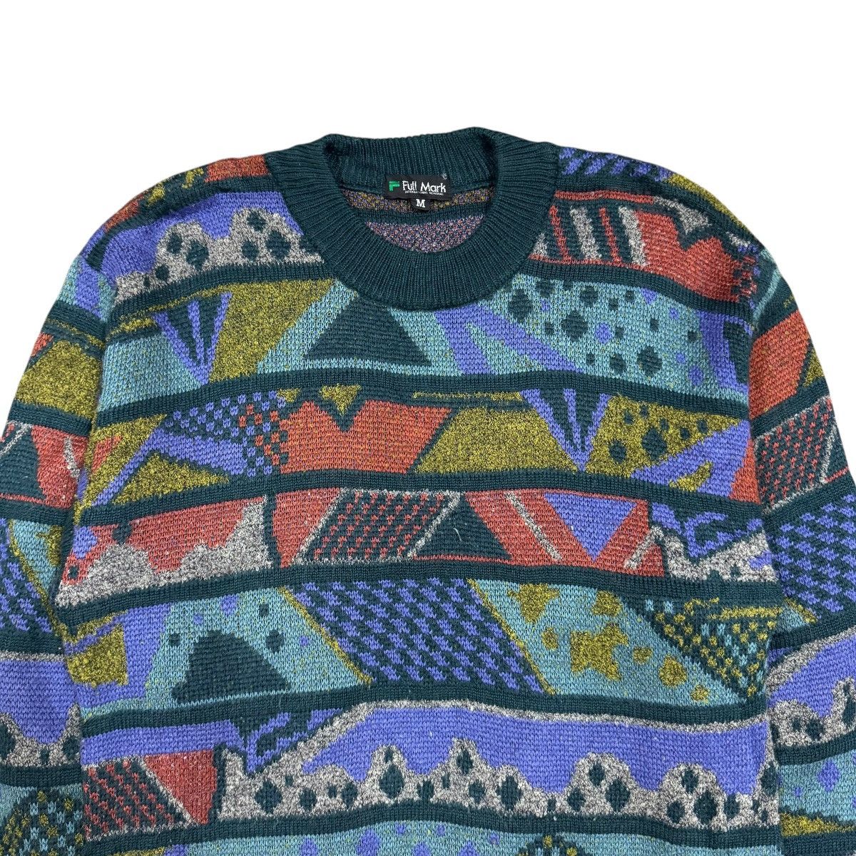 Aran Isles Knitwear Vtg🔥Fullmark 3d Knitwear Pullover Mohair Blend Size US M / EU 48-50 / 2 - 3 Thumbnail