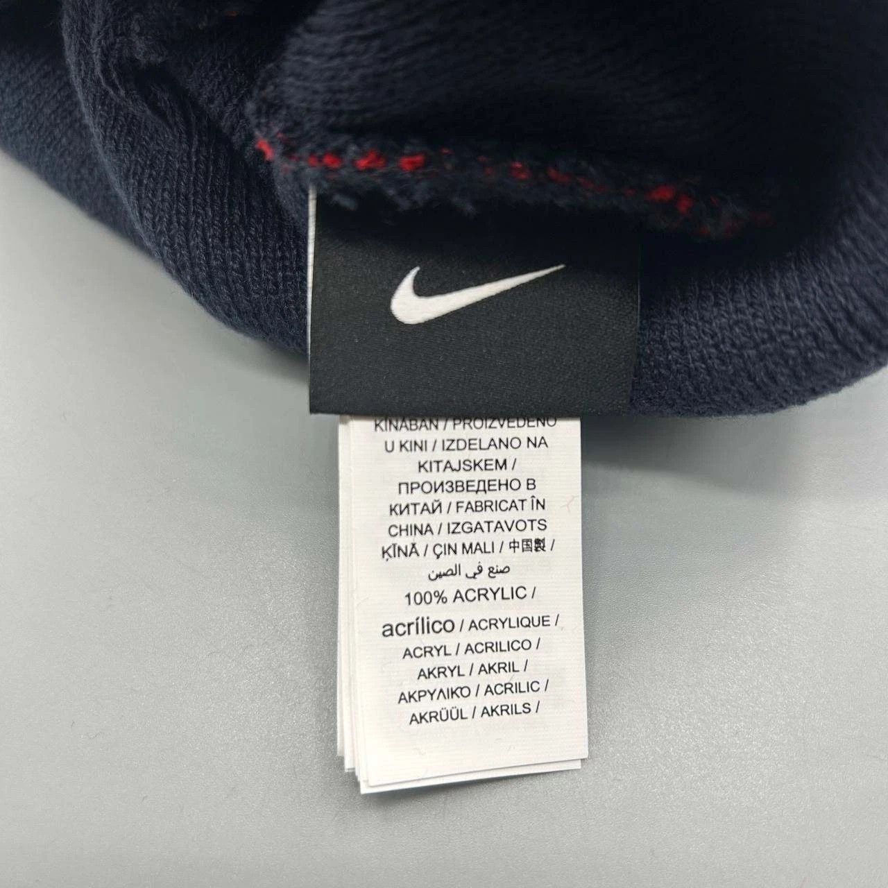 Nike Arizona Wildcats x Nike Hat Men Navy Red Cuffed Beanie Cap Size ONE SIZE - 3 Thumbnail