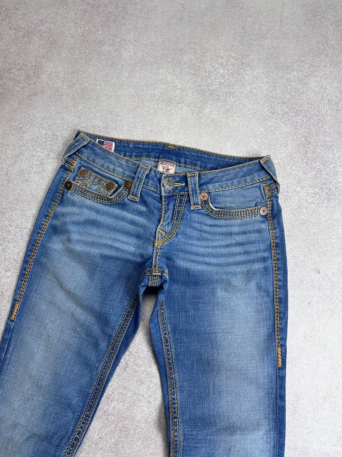 True Religion Vintage True Religion Y2K Chief Keef Style Baggy Jeans 27 Size US 27 - 6 Thumbnail