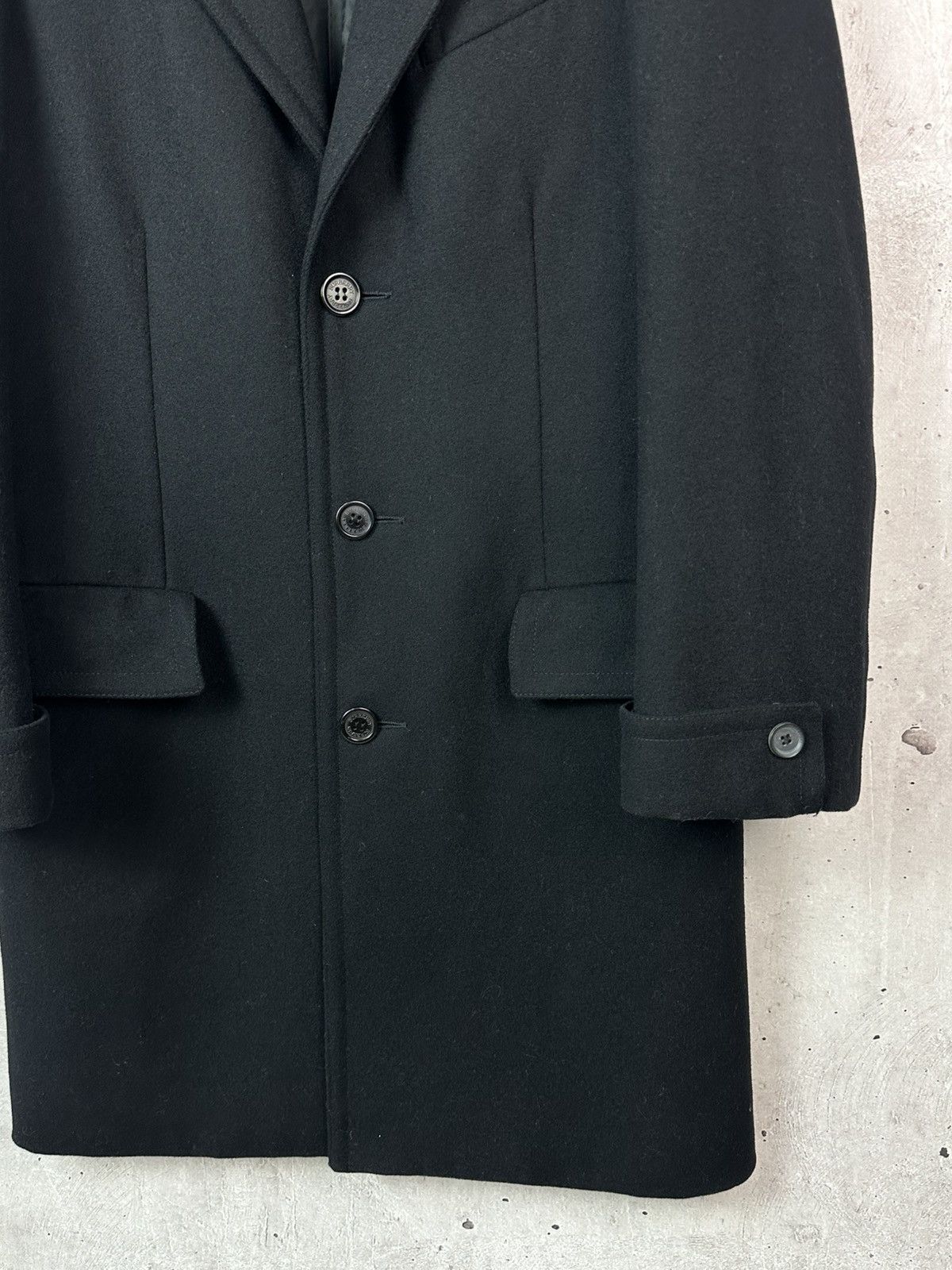 Burberry Prorsum Burberry Prorsum Wool Black Made in Italy Men’s Coat Size US M / EU 48-50 / 2 - 4 Thumbnail
