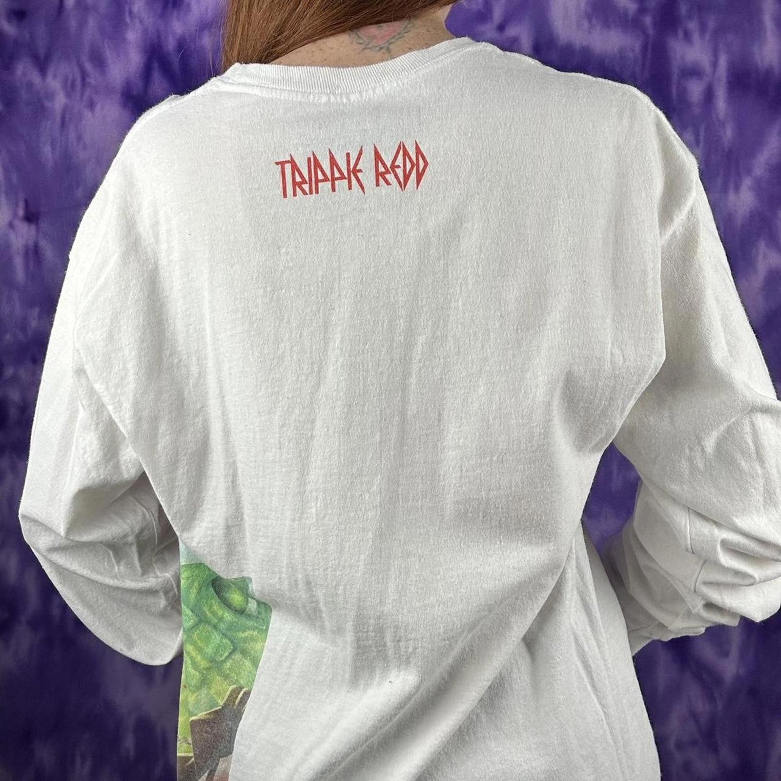 Other Trippie Redd long sleeve white tee sz L Size US L / EU 52-54 / 3 - 3 Thumbnail