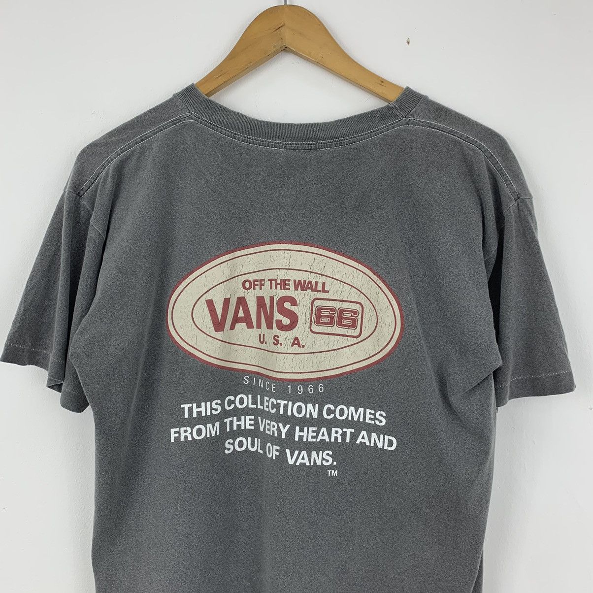 Vans × Vintage Vintage 90’s Made In USA Vans T-Shirt Size US L / EU 52-54 / 3 - 4 Thumbnail