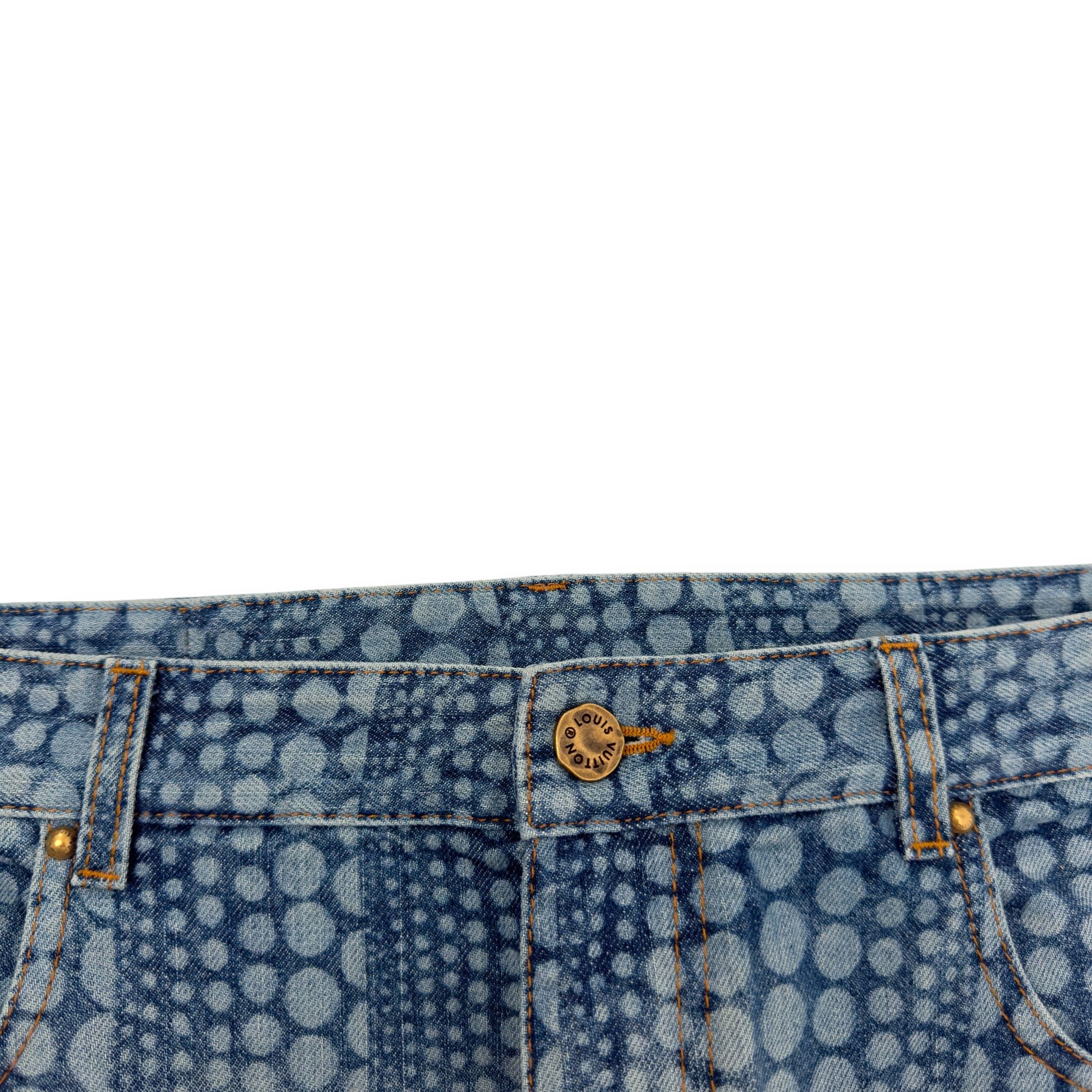 Louis Vuitton LOUIS VUITTON X YAYOI KUSAMA PUMPKIN PRINT DENIM JEANS W34” Size US 34 / EU 50 - 8 Thumbnail