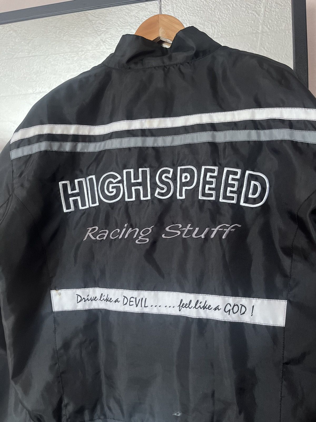 Vintage Polo High Speed Racing Moto Multi Logo Jacket