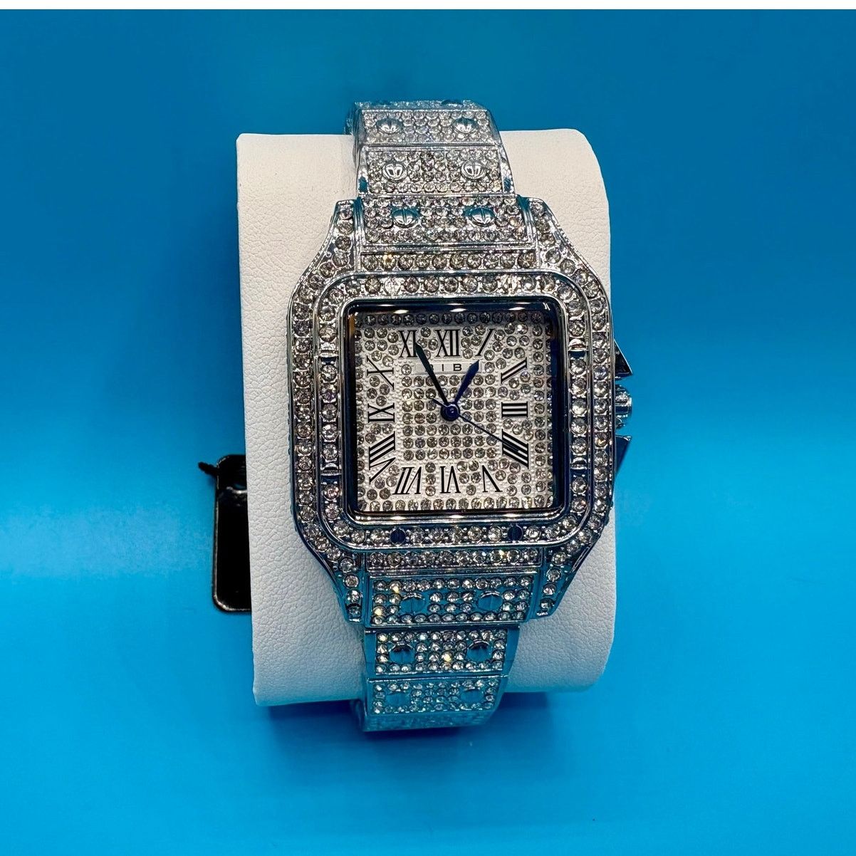 Jewelry NWT 38mm Luxury Bibi Crystal Stainless Steel Watch Size ONE SIZE - 3 Thumbnail