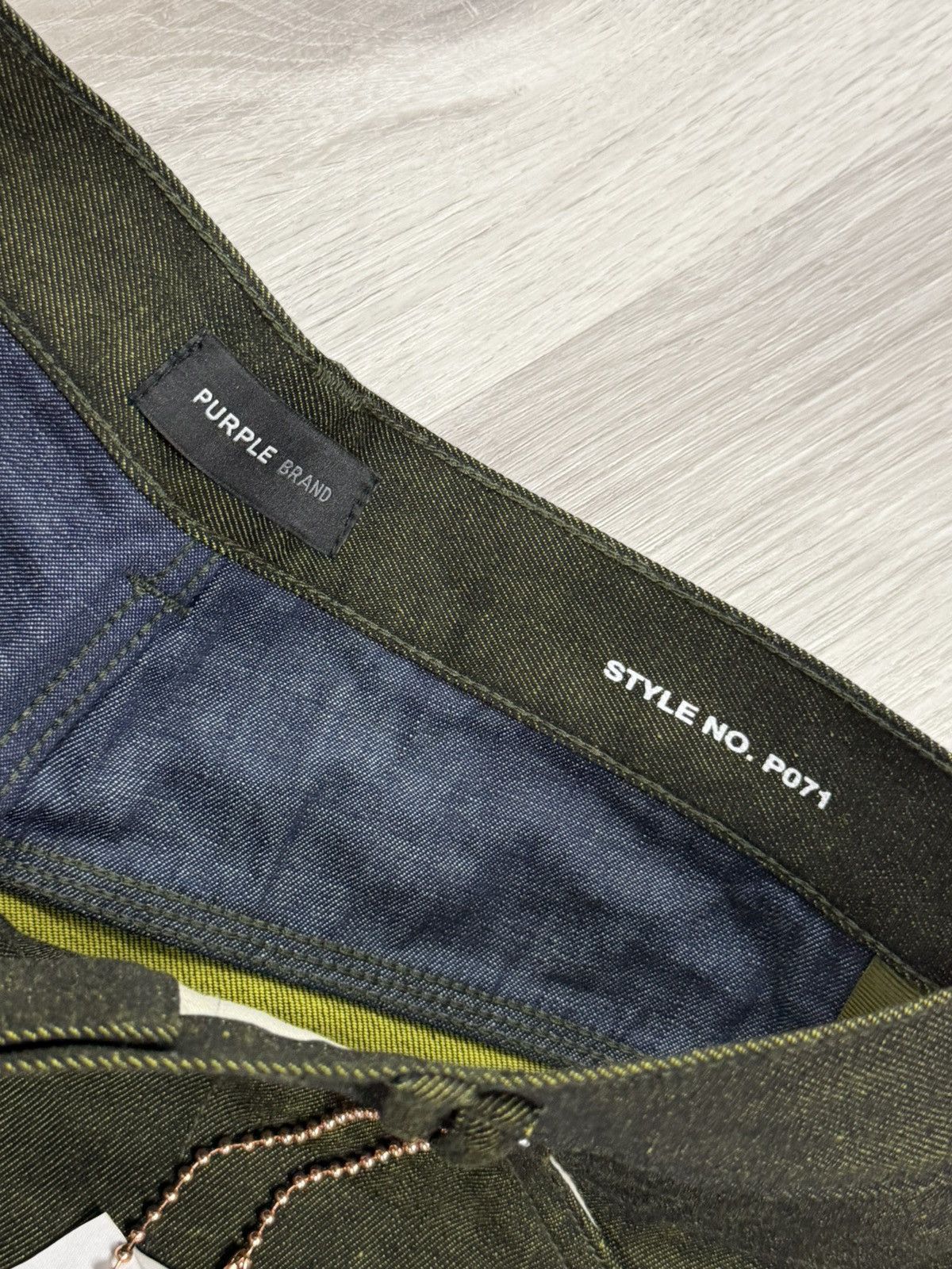 Purple Brand Purple Brand Raw Hem Cargo Shorts Olive (Size 32) Size US 32 / EU 48 - 3 Thumbnail
