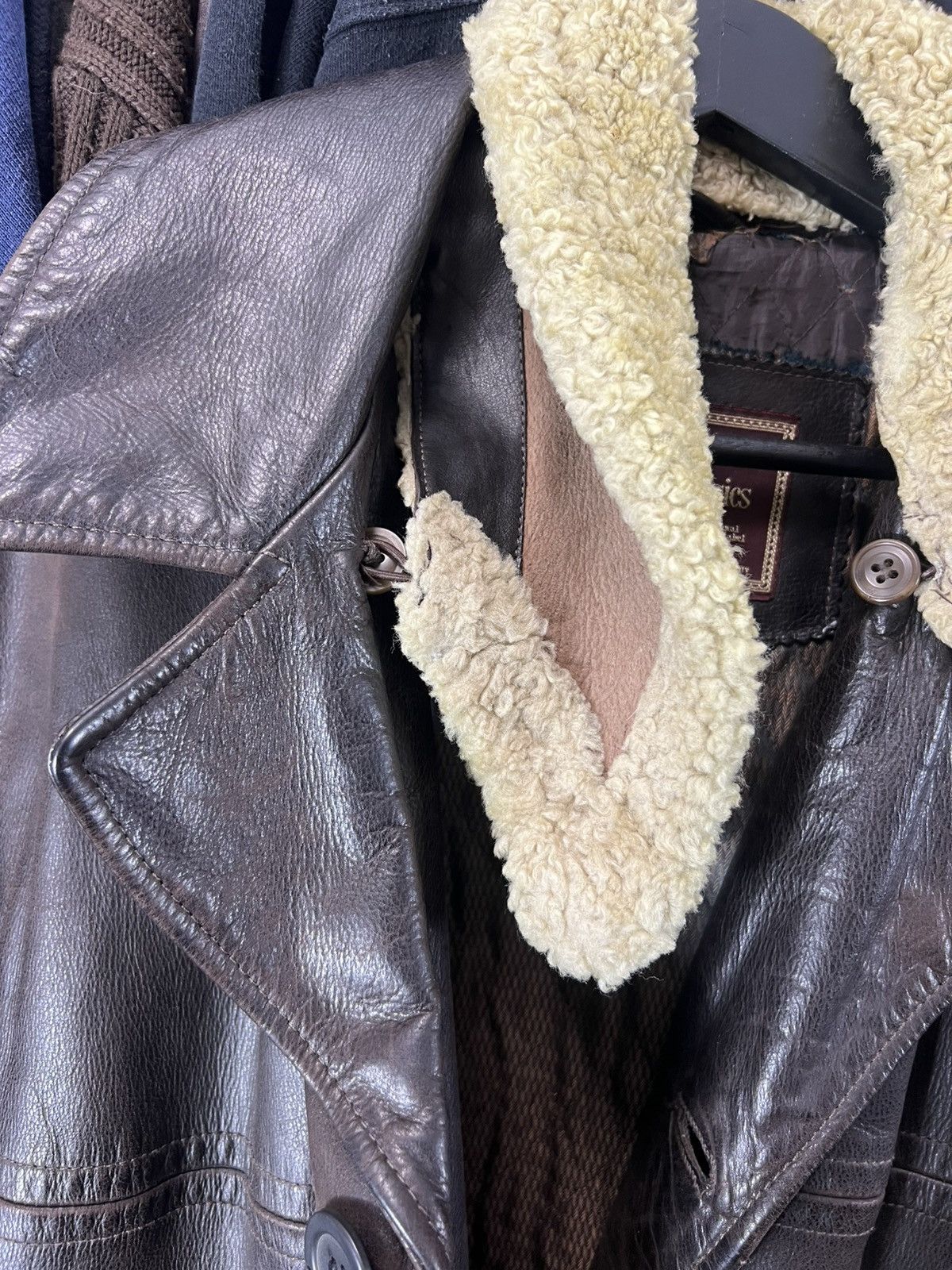 Marlboro Vintage Malboro Fur Leather Hype Y2K Jacket Size US XL / EU 56 / 4 - 11 Thumbnail