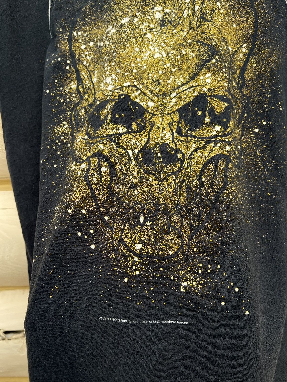 Metallica scull vintage black t-ahirt tee