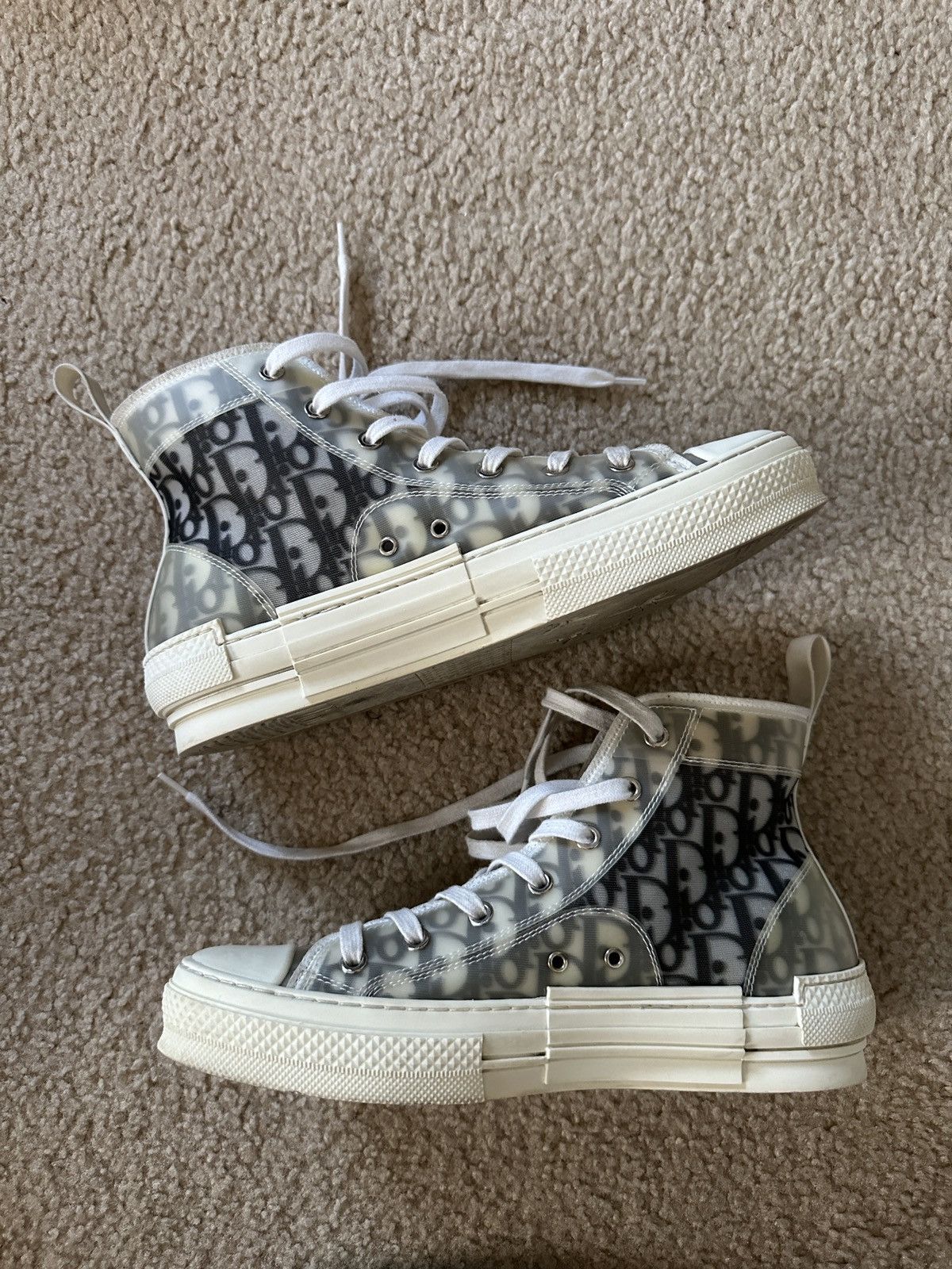 Dior Dior b23 high top Oblique Canvas sneakers size eu 40 us 8 Size US 8 / EU 41 - 7 Thumbnail