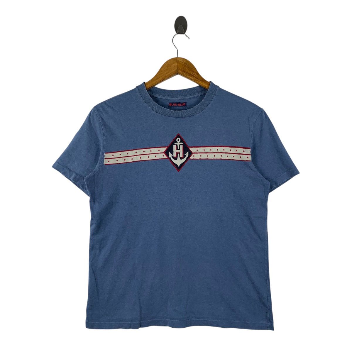 Blue Blue Japan × Japanese Brand × Vintage Vintage BLUE BLUE Japan Japanese Brand Casualwear T-Shirt Size US M / EU 48-50 / 2 - 1 Thumbnail