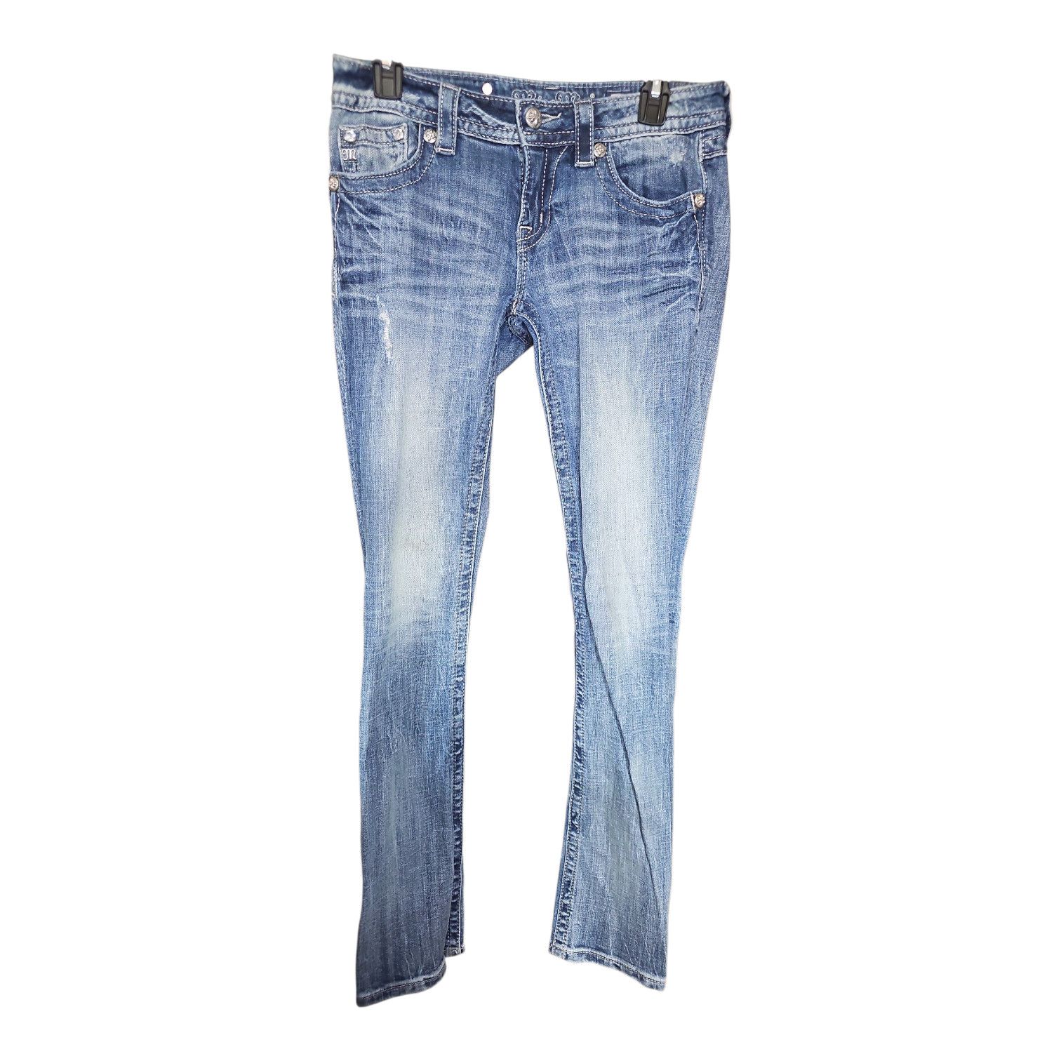 Miss Me Miss Me Signature Boot Jeans Size 28 Inseam 34 Size 28" / US 6 / IT 42 - 1 Thumbnail