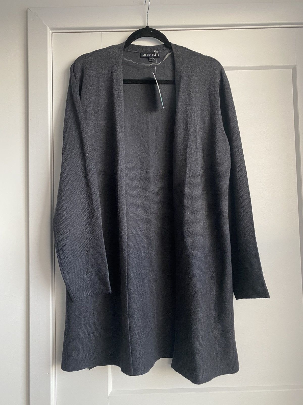 Other Love Ellie Nalani Dark Grey Cardigan Beige Size XXL NWT Size XXL / US 16-18 / IT 52-54 - 3 Thumbnail