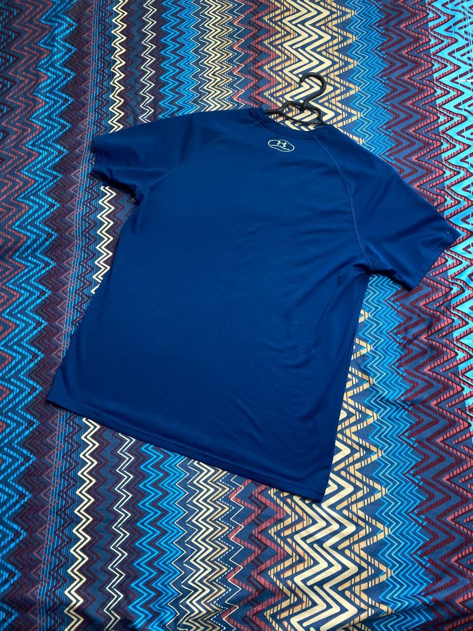 Under Armour Streetwear T-Shirt Under Armour big logo blue Y2K Vintage Size US S / EU 44-46 / 1 - 11 Thumbnail