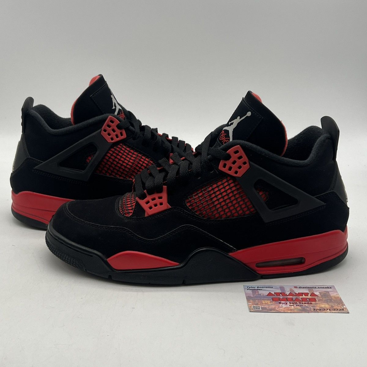 Jordan Brand Air Jordan 4 red Thunder Size US 13 / EU 46 - 1 Thumbnail