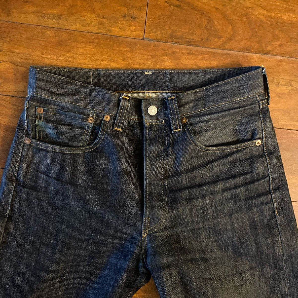 Levi's Big E Selvedge Red Line Levis 501 Jeans Size US 30 / EU 46 - 2 Thumbnail