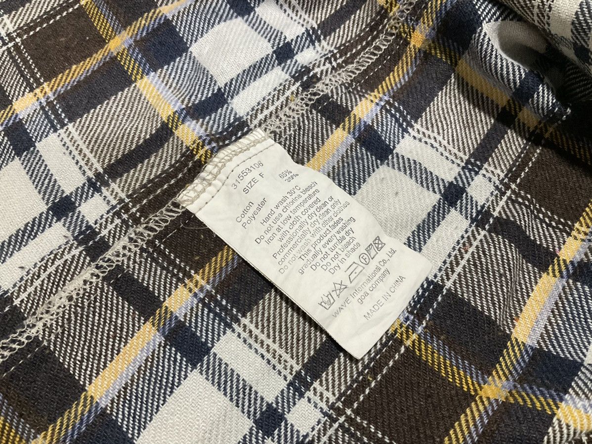 Hysteric Glamour × If Six Was Nine × Japanese Brand 🔥Sick Y2K G.O.A. Flannel Shirt Size US M / EU 48-50 / 2 - 7 Thumbnail