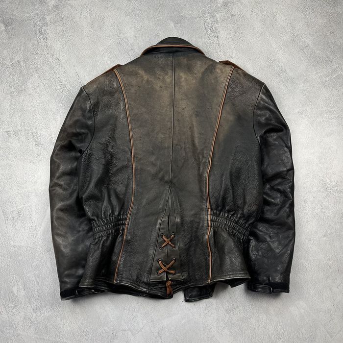 Vintage Vintage Richa Belgium y2k leather Distressed Faded jacket