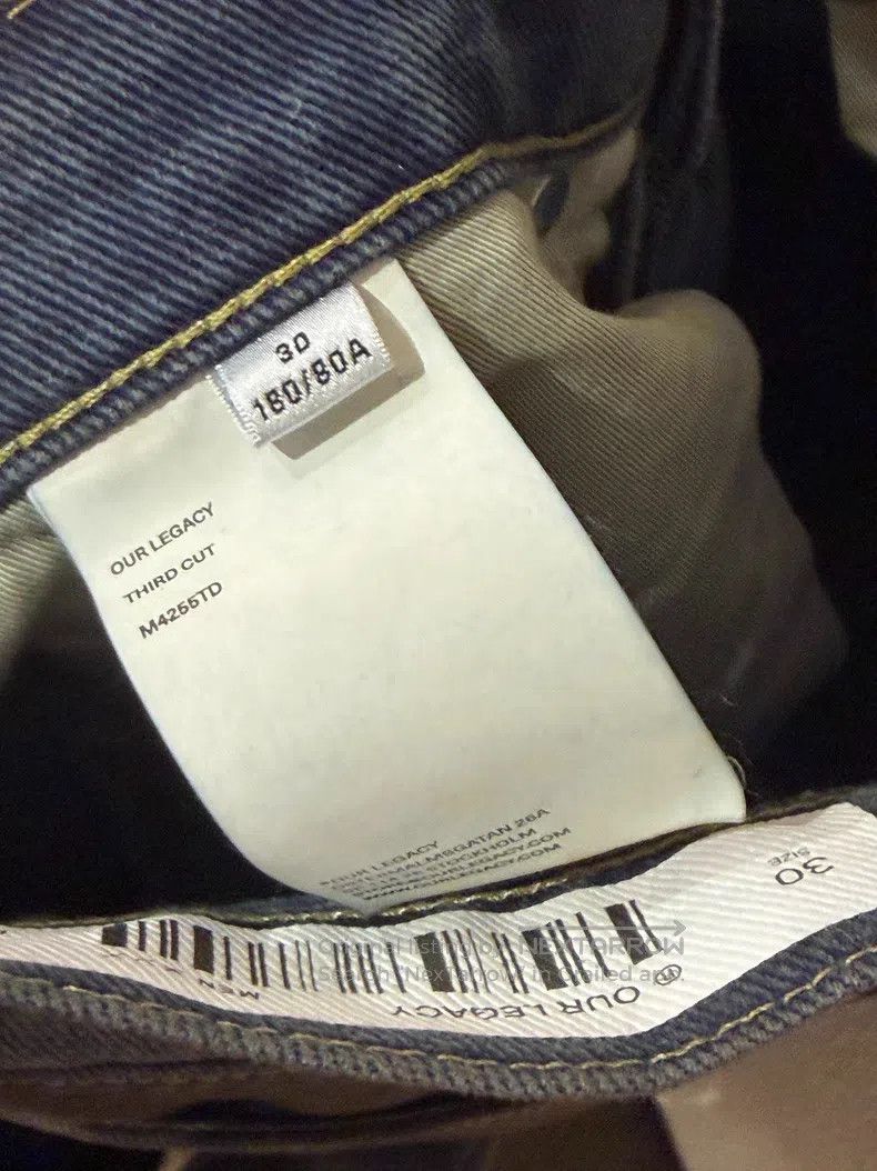 Our Legacy Our Legacy Simple Denim Long Pants Size US 30 / EU 46 - 5 Thumbnail