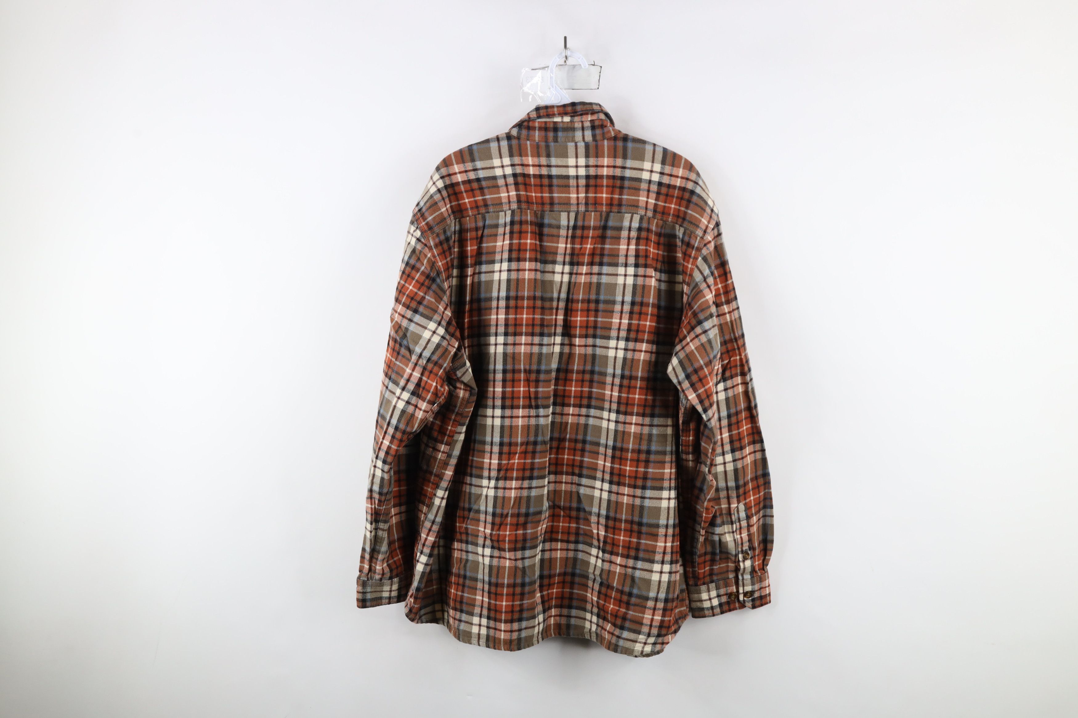 Carhartt × Vintage Vintage Carhartt Relaxed Fit Flannel Button Down Shirt Plaid Size US XXL / EU 58 / 5 - 9 Thumbnail