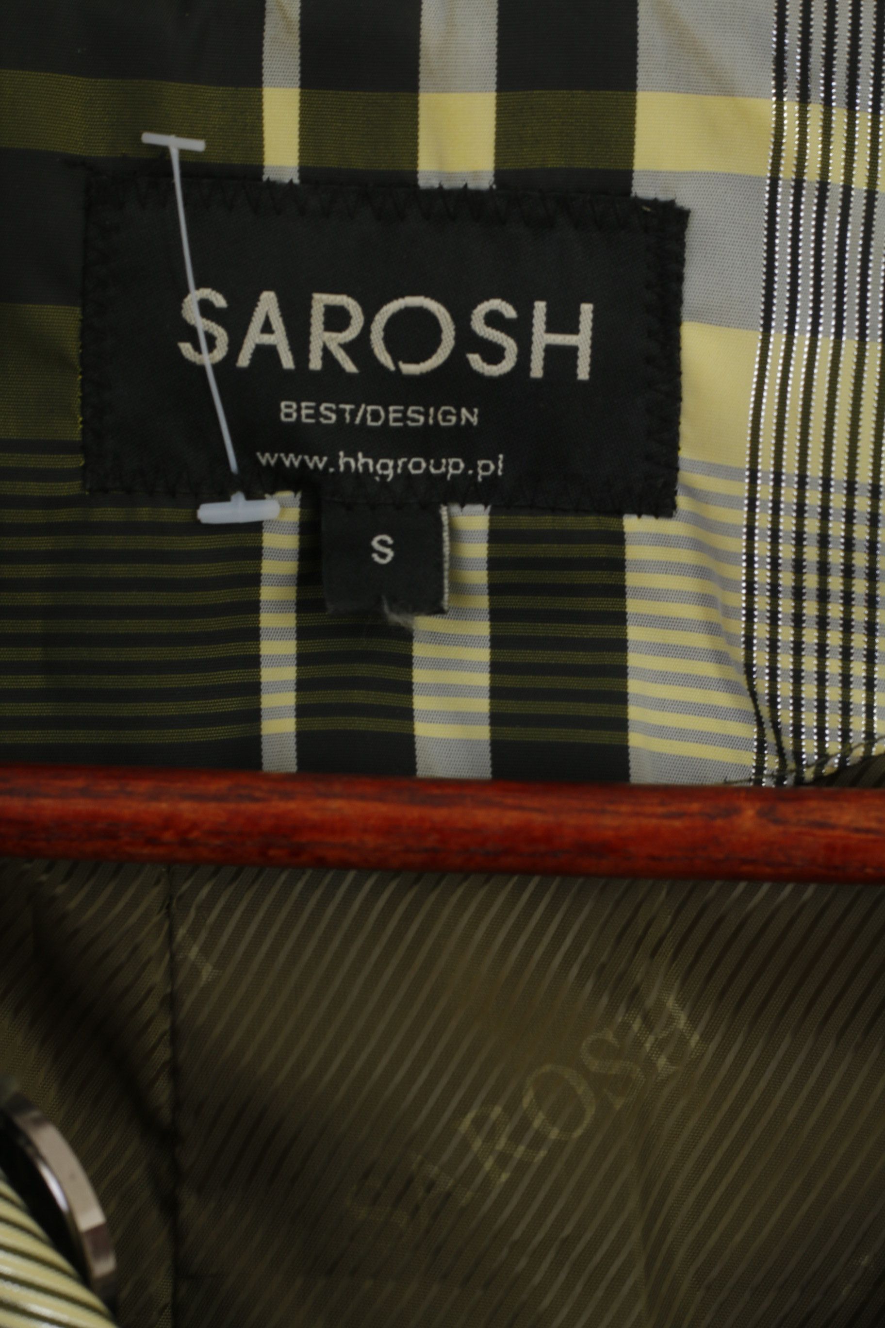 Vintage Sarosh Women S Coat Green Shiny 7145 Size S / US 4 / IT 40 - 5 Thumbnail