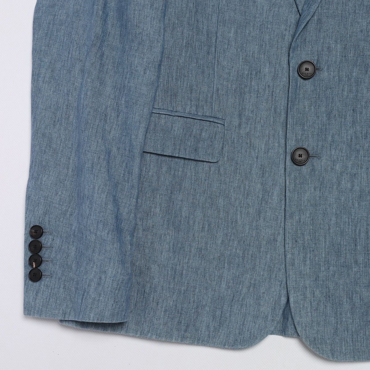 Sandro Sandro Linen Light Blazer Jacket Size 36R - 5 Thumbnail