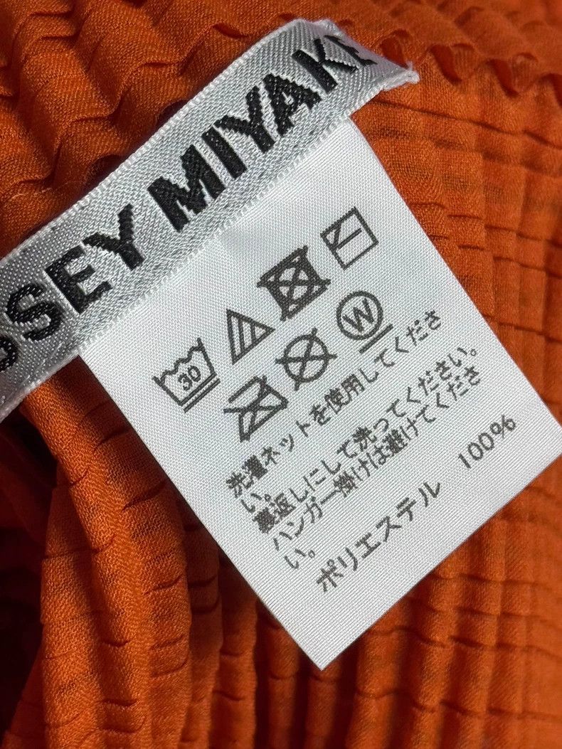 Issey Miyake Issey Miyake size:2 Orange bubble short-sleeved shirt Size XS / US 0-2 / IT 36-38 - 3 Thumbnail