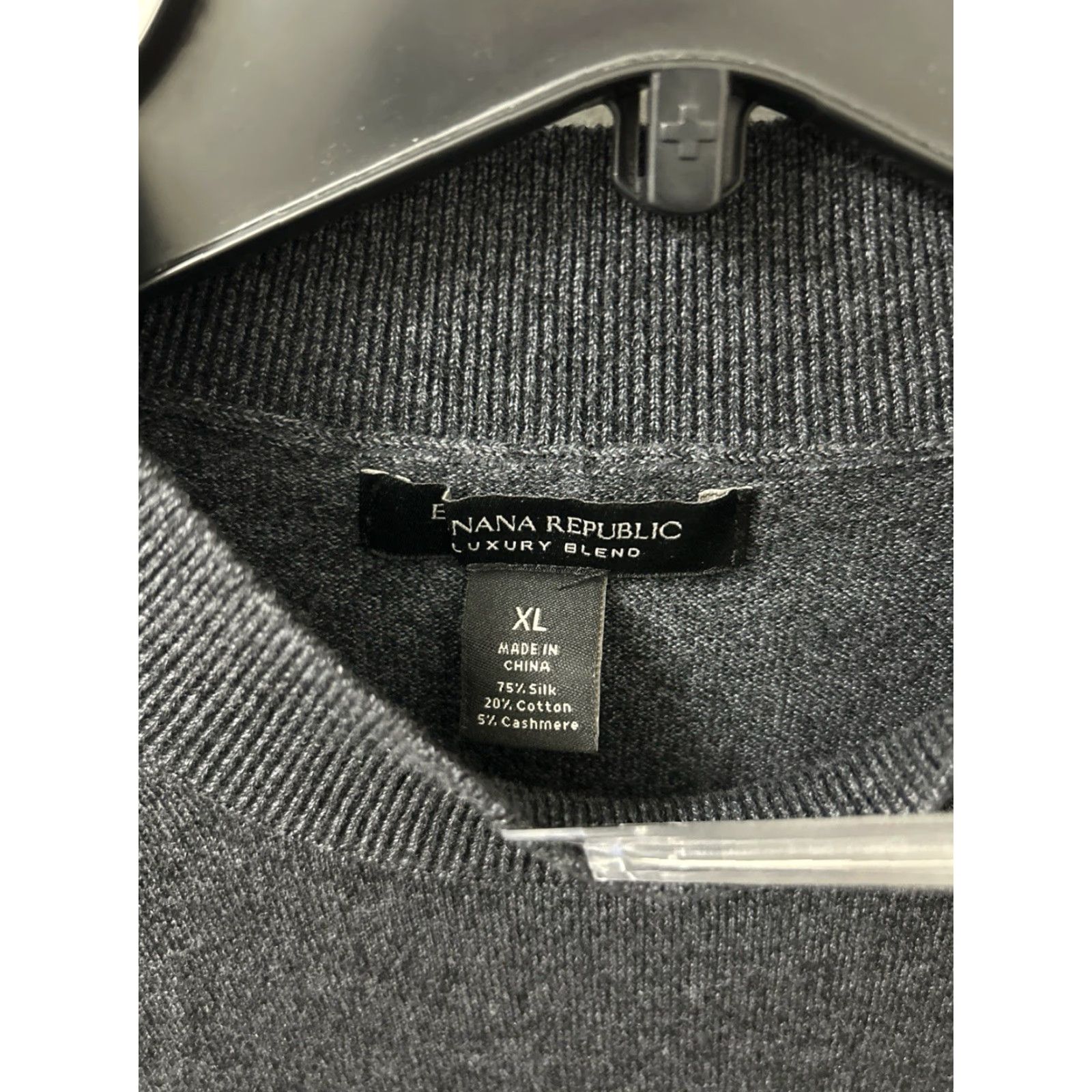 Banana Republic VINTAGE? No. Banana Republic Luxury Blend Sweater Mens XL Silk Cashmere Cotton Mock Neck L/S Size US XL / EU 56 / 4 - 5 Thumbnail