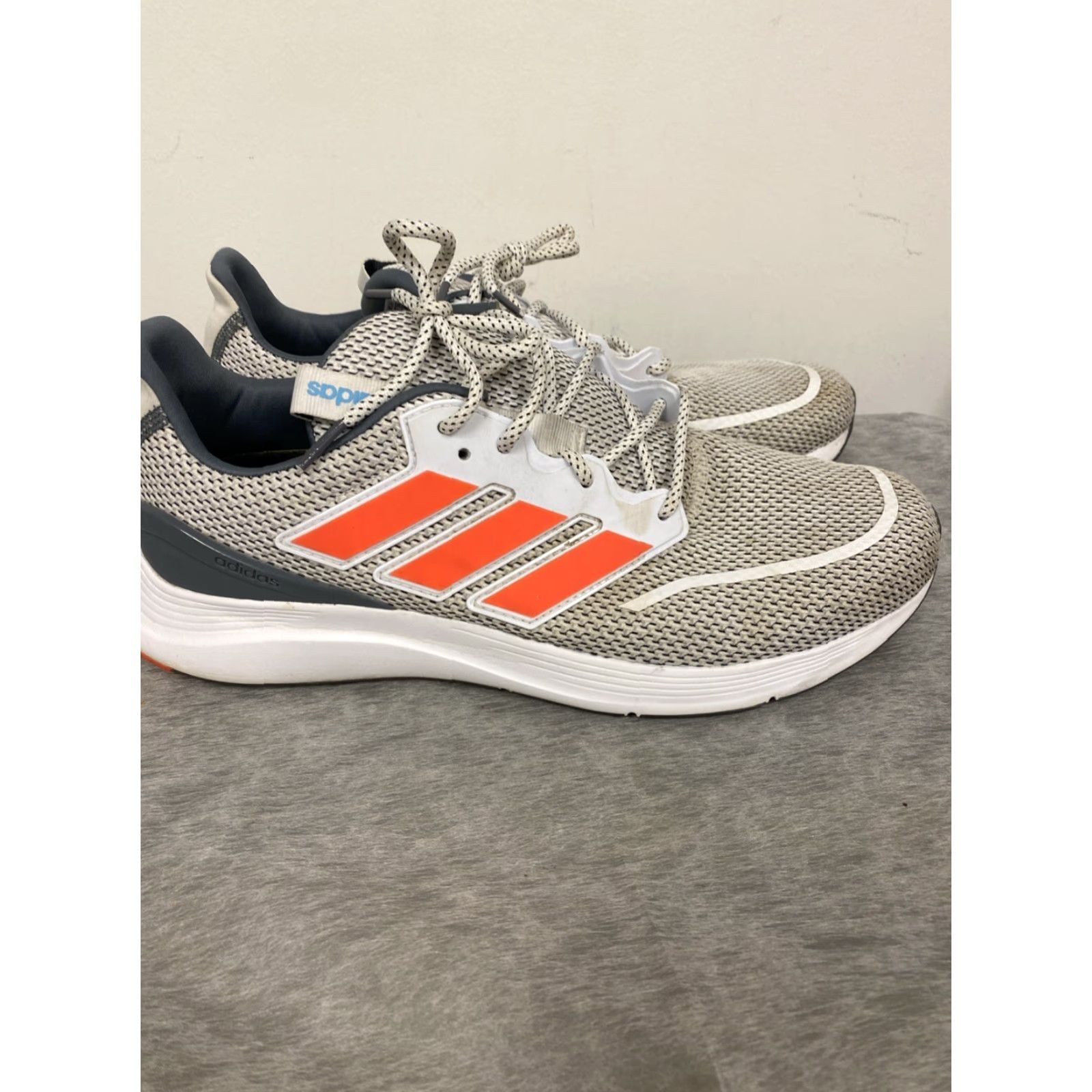 Adidas Adidas Mens Energyfalcon Gray Running Shoes Sneakers Size 11.5 Low Top Size US L / EU 52-54 / 3 - 4 Thumbnail