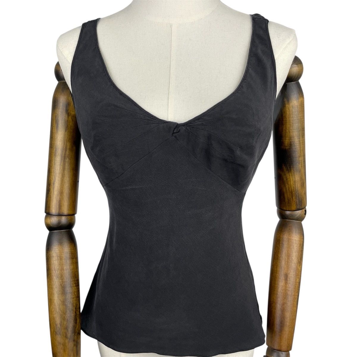 Christian Dior Monsieur Authentic Christian Dior 100% Silk Minimalist Tank Top | Size M / US 6-8 / IT 42-44 - 6 Thumbnail