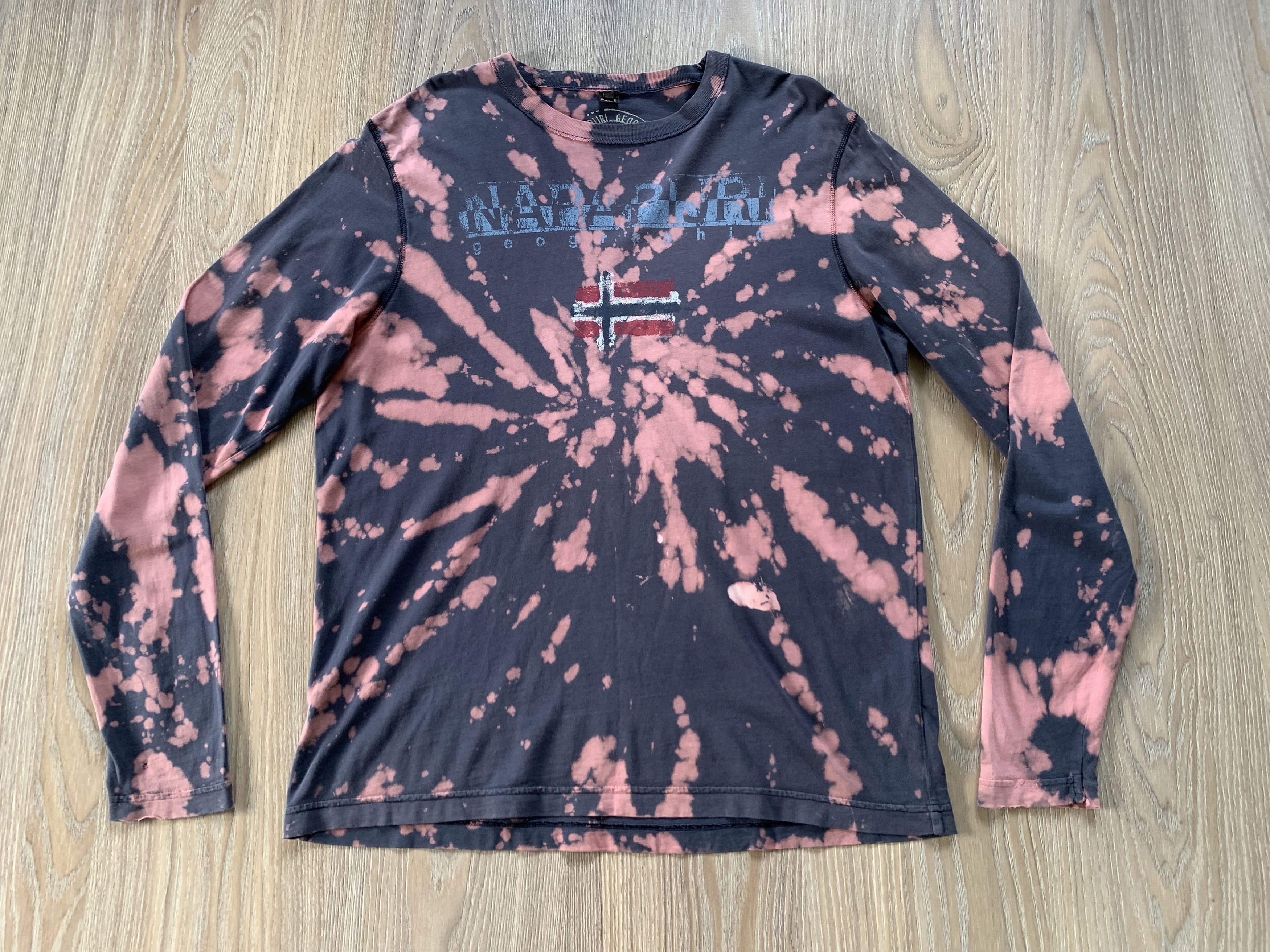 Napapijri Napapijri Cotton Tie Dye Long Sleeve Shirt Size US L / EU 52-54 / 3 - 3 Thumbnail