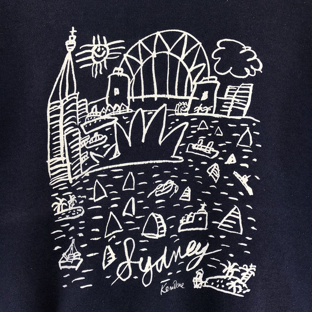 Vintage Vintage ken done SYDNEY art design crewneck sweatshirt Size US M / EU 48-50 / 2 - 1 Thumbnail