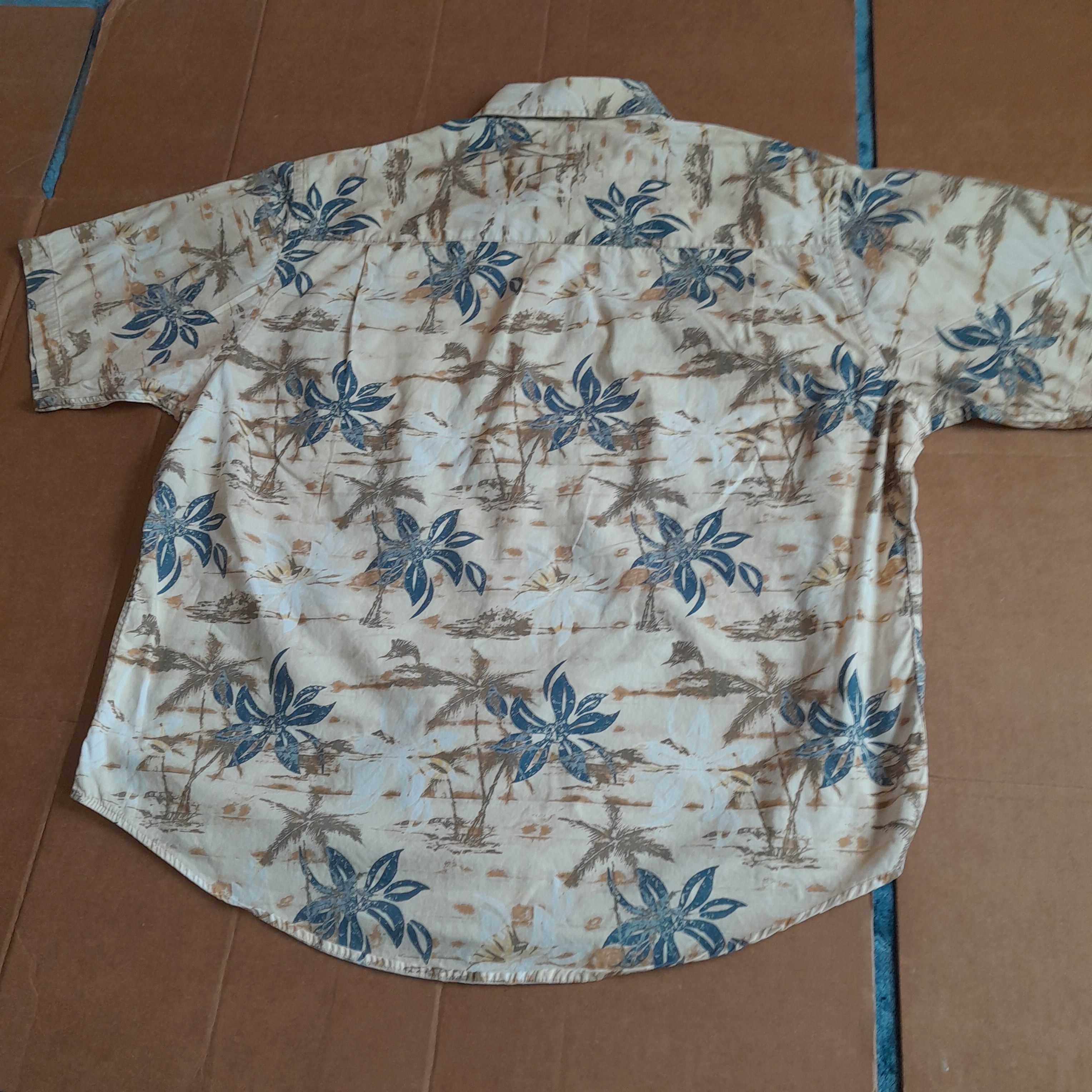 Other Crossings Men’s Polo Floral Shirt Multi-Color 100% Cotton Size US L / EU 52-54 / 3 - 6 Thumbnail