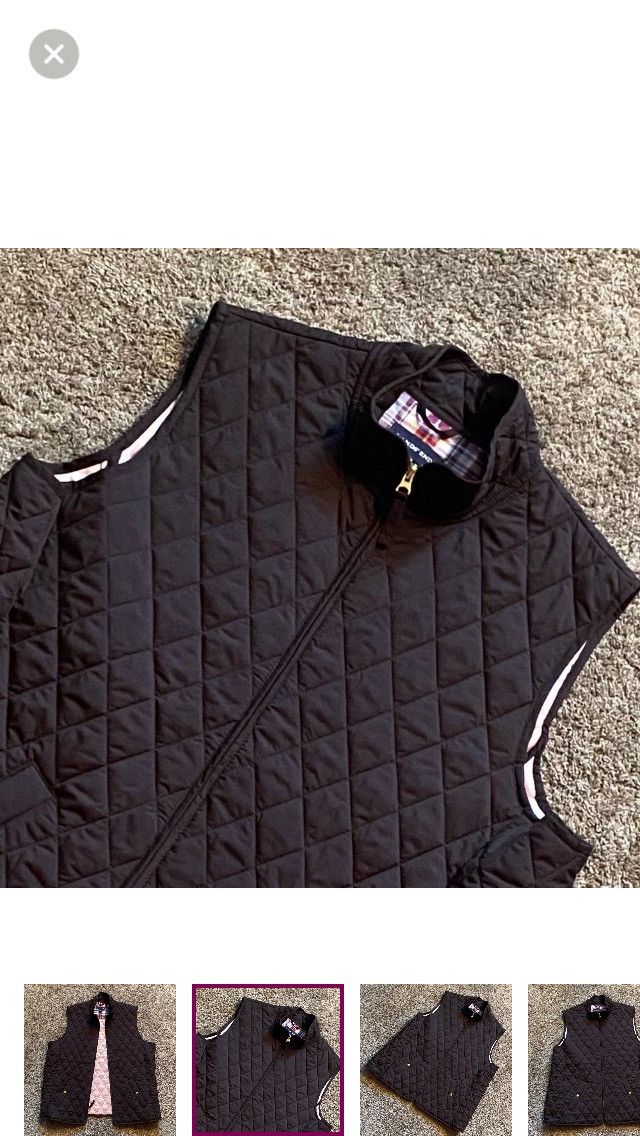 Lands' End Lands End Woman’s Brown Quilted Best 2X Size XXL / US 16-18 / IT 52-54 - 2 Thumbnail