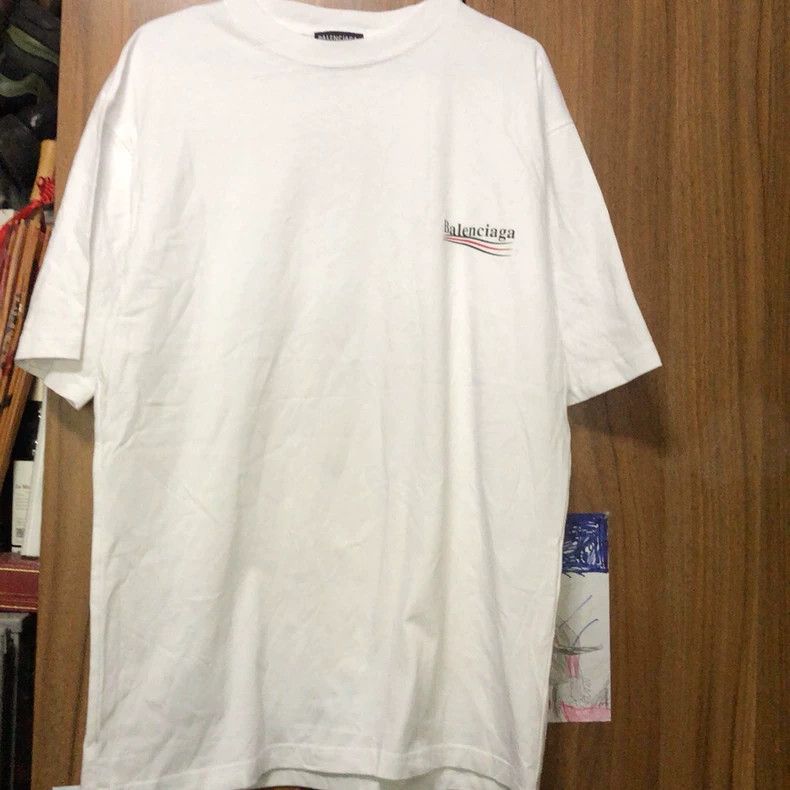 Balenciaga Balenciaga Coca-Cola Wave Logo White Short Sleeve Size US XS / EU 42 / 0 - 1 Thumbnail