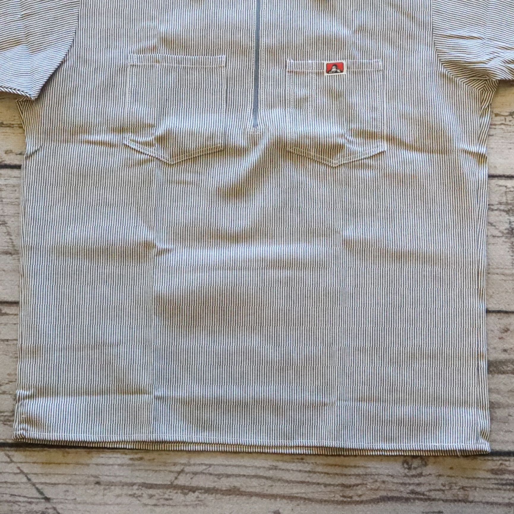 Ben Davis VINTAGE Ben Davis Work Shirt Union Made in USA Yellow Tag L Blue Ben Davis Shirt Mens 80s style? Size US L / EU 52-54 / 3 - 3 Thumbnail