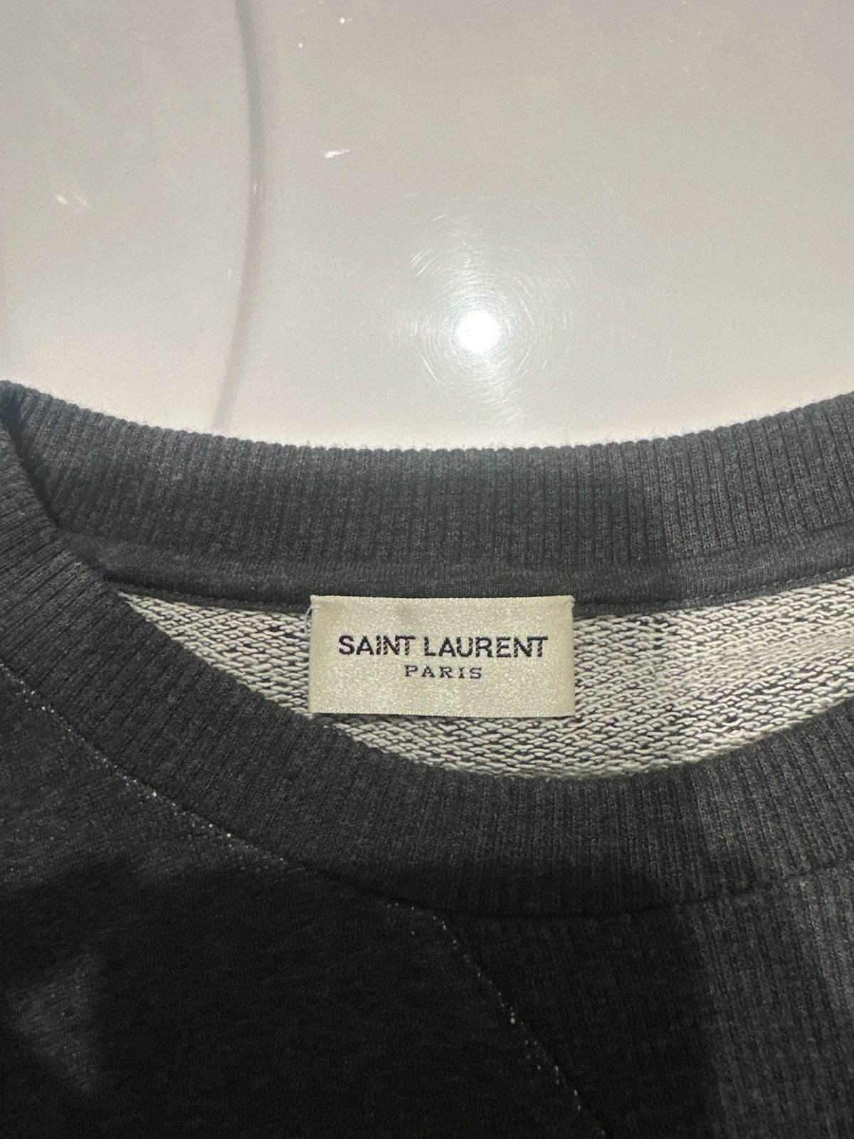 Saint Laurent Paris Saint Laurent Lightning Bolt Sweatshirt size L Size US L / EU 52-54 / 3 - 7 Thumbnail