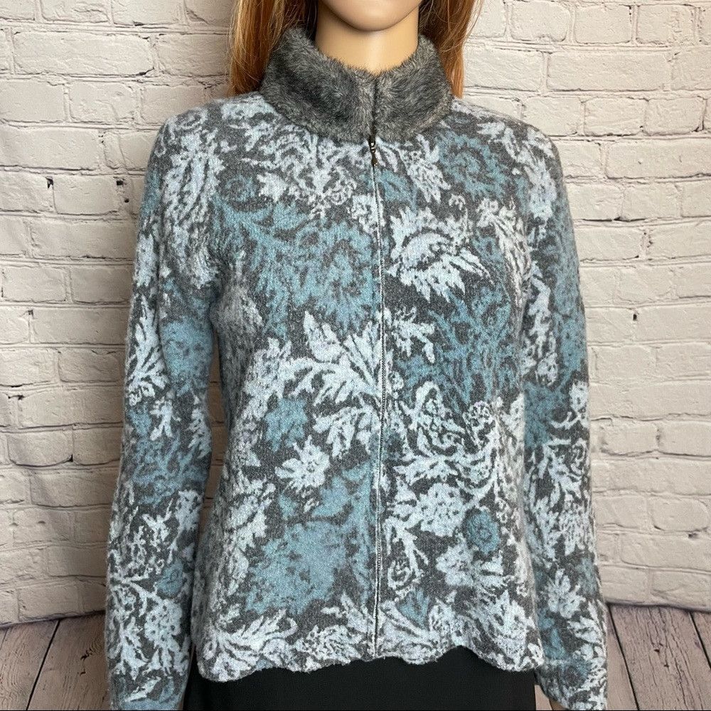 Other Sigrid Olsen Sport Cozy Print Sweater Size M Size M / US 6-8 / IT 42-44 - 3 Thumbnail
