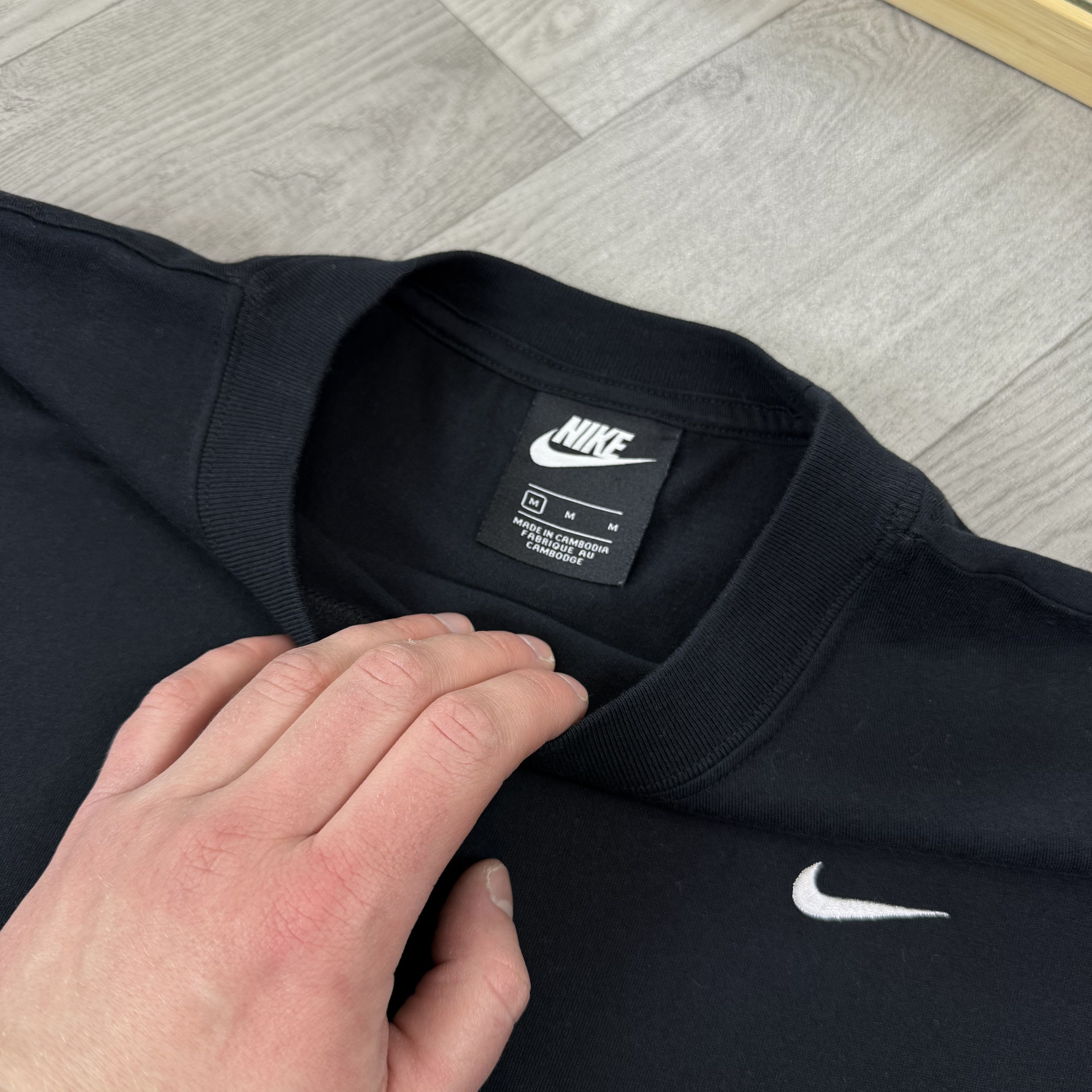 Nike Nike Swoosh Oversized Black Tee Shirt Size US M / EU 48-50 / 2 - 5 Thumbnail