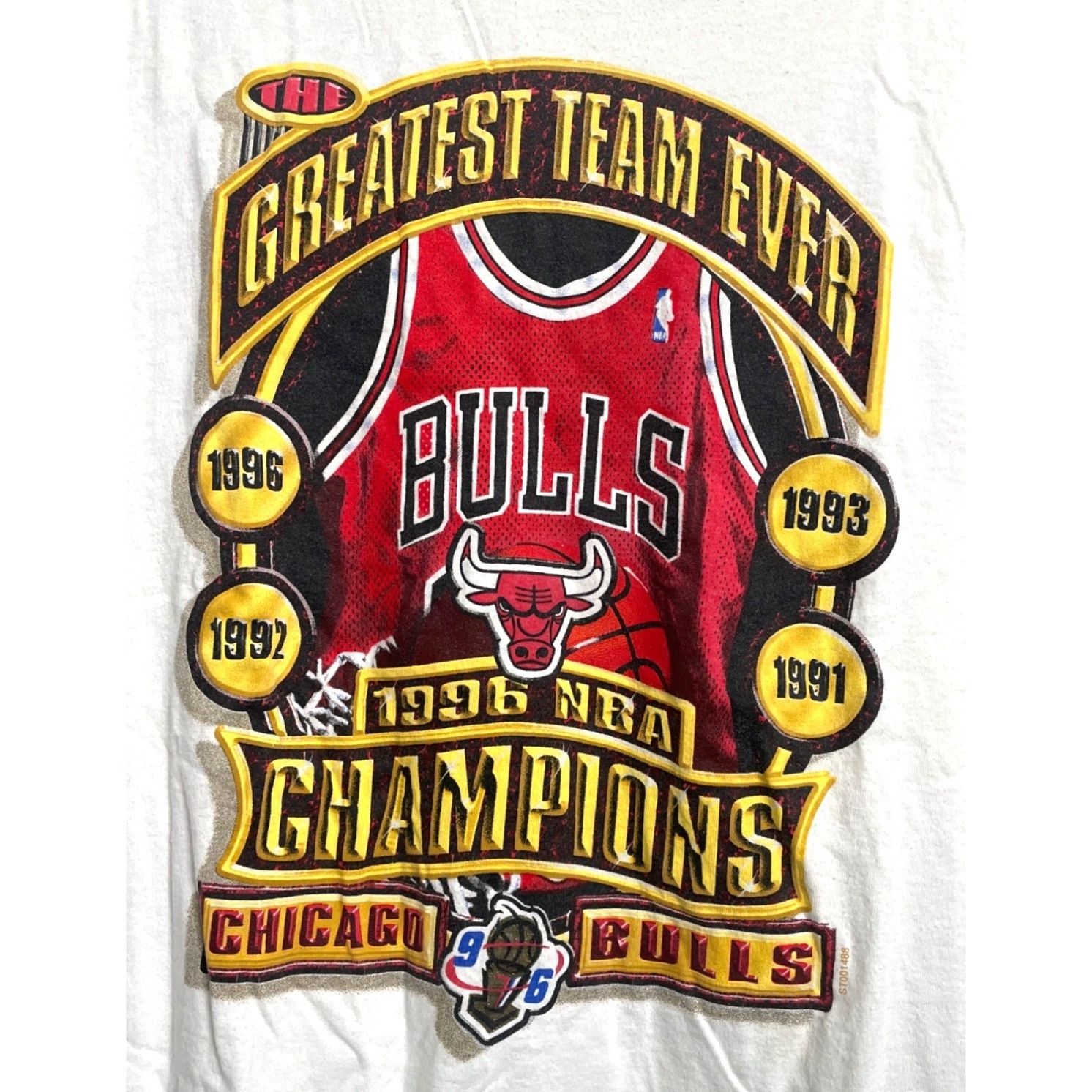 RARE Vintage Starter 1996 Chicago Bulls NBA Champions XL Xtr