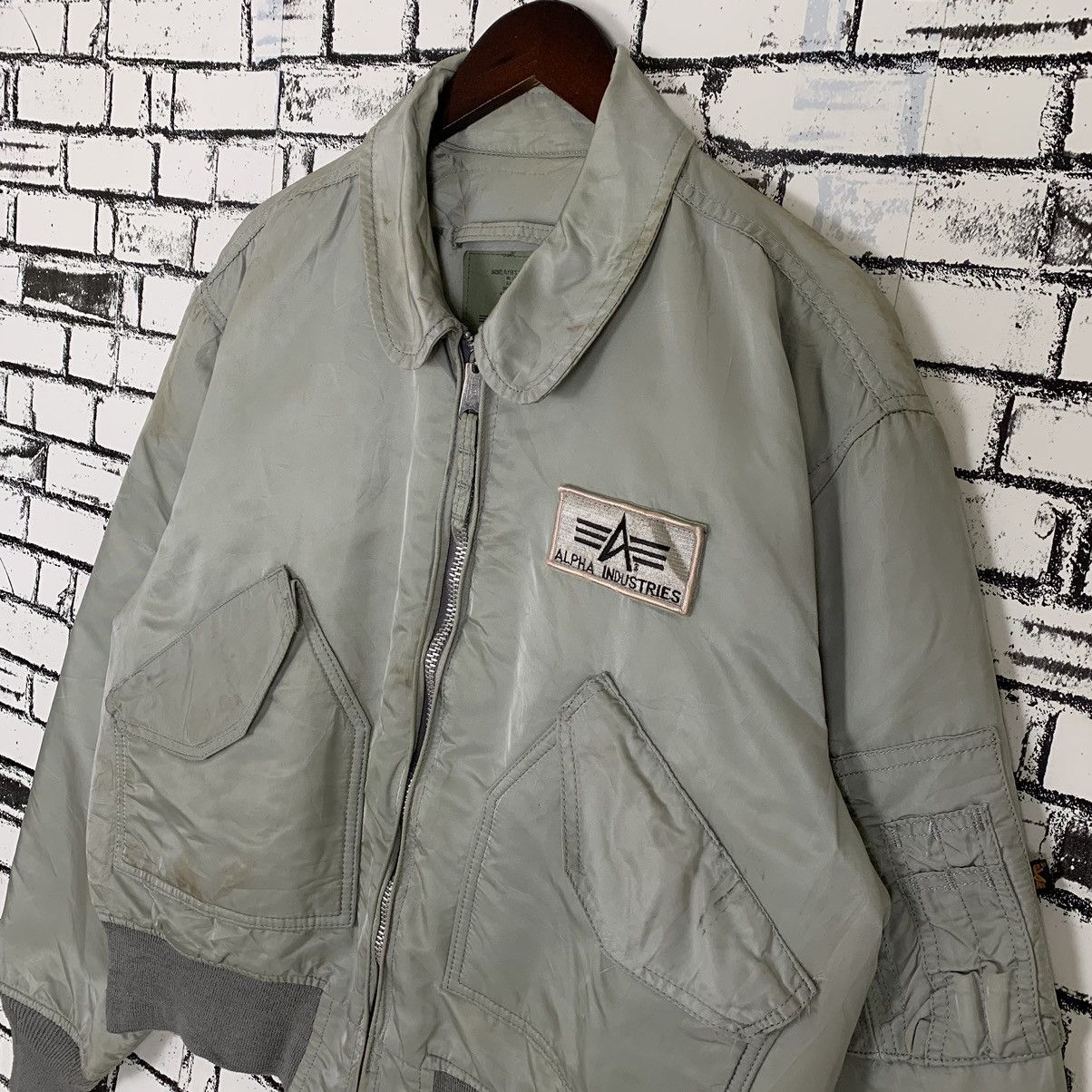 Alpha Industries Alpha Industries CW Flight Jacket Alpha Bomber Jacket Size US L / EU 52-54 / 3 - 3 Thumbnail