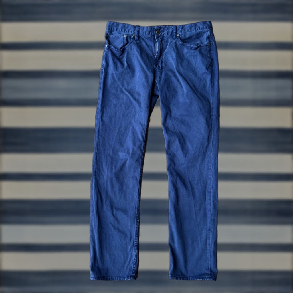 Polo Ralph Lauren VINTAGE Polo Ralph Lauren Stretch Slim Fit Pants Women's 31x30 Blue Preppy Size 24" / US 00 / IT 34 - 1 Thumbnail