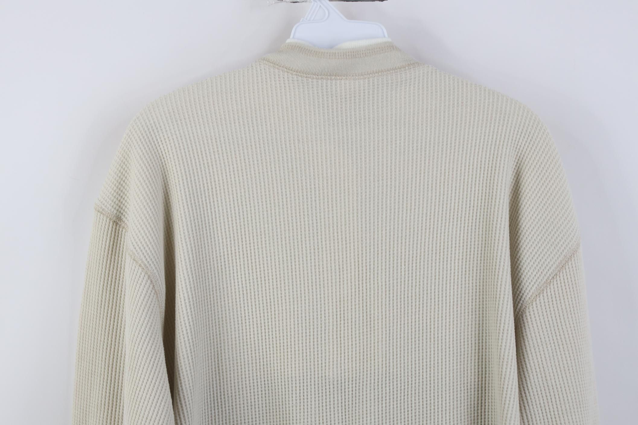 Vintage Vintage 90s Streetwear Layered Waffle Knit Henley T-Shirt Size M / US 6-8 / IT 42-44 - 11 Thumbnail