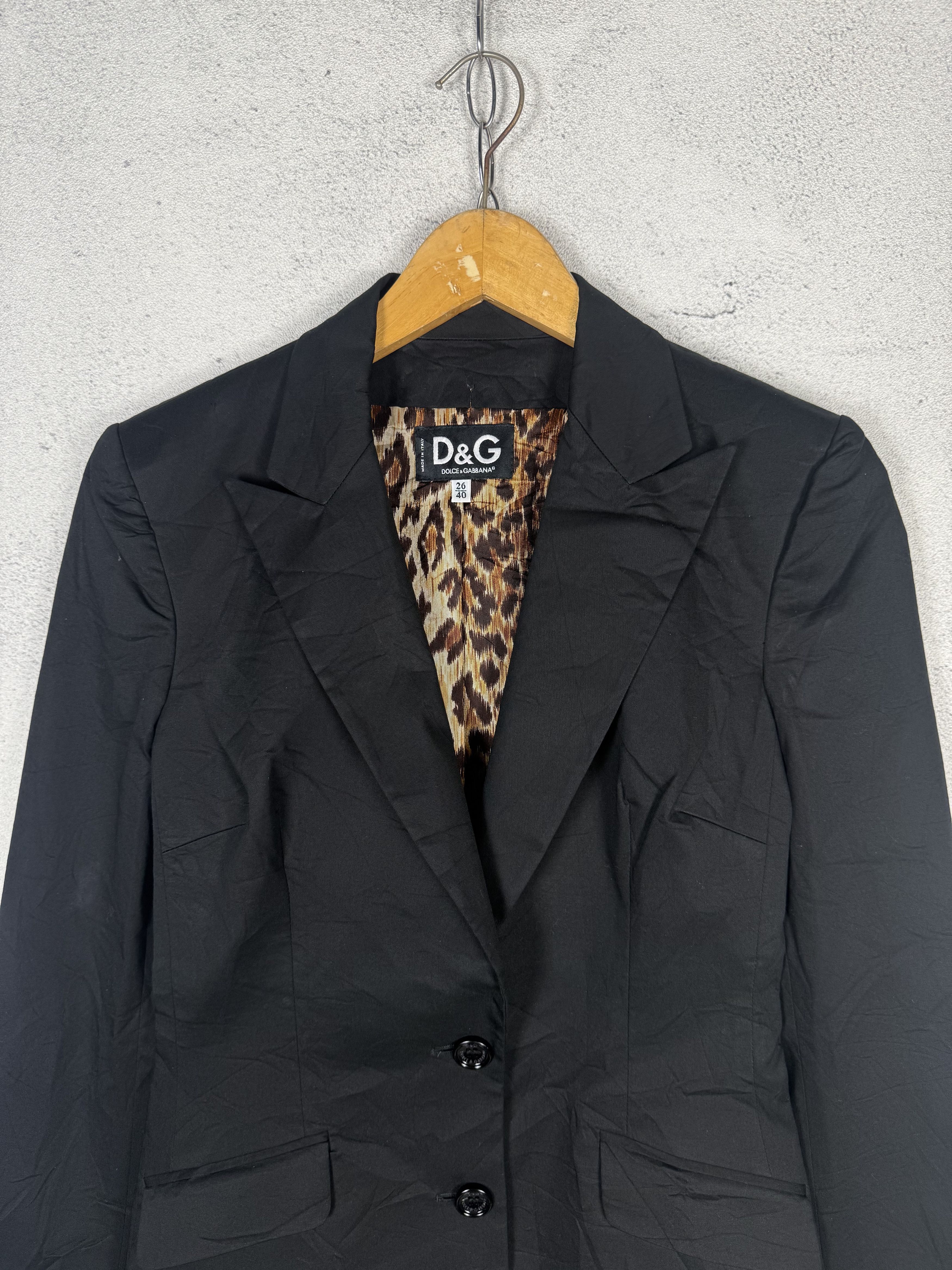 Dolce & Gabbana Dolce & Gabbana Blazer D&G Size S / US 4 / IT 40 - 2 Thumbnail