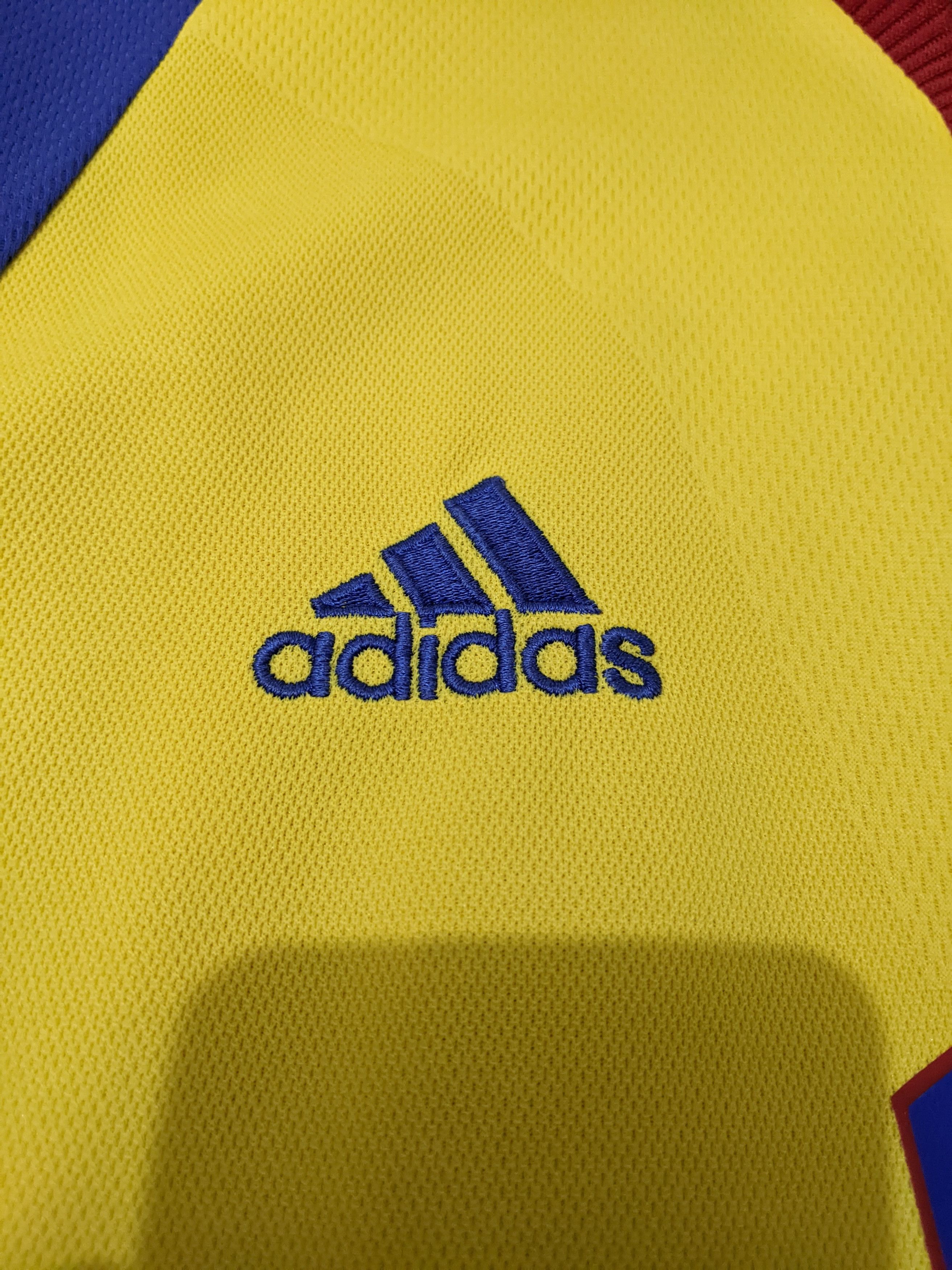 Adidas Rumania euro 2000 home Hagi Jersey football shirt Size US L / EU 52-54 / 3 - 6 Thumbnail