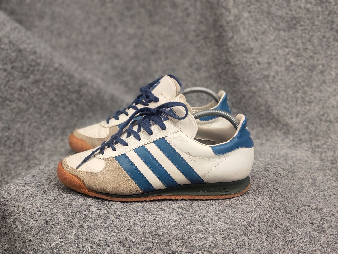 Adidas Rare Vintage 70's Adidas ROM Leather Sneakers Yugoslavia Size US 6 / EU 39 - 11 Thumbnail