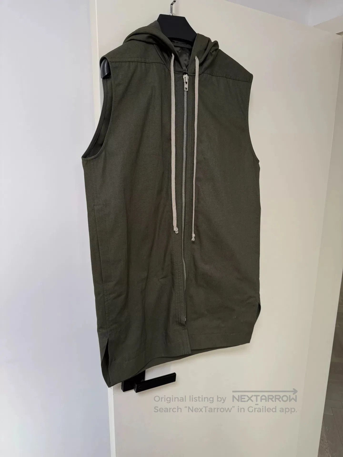 Rick Owens Rick Owens Zip Hooded Vest Jacket. Size US S / EU 44-46 / 1 - 3 Thumbnail